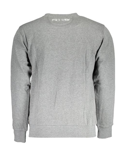 La Martina Cotton Sweater in Gray for Men | Lyst