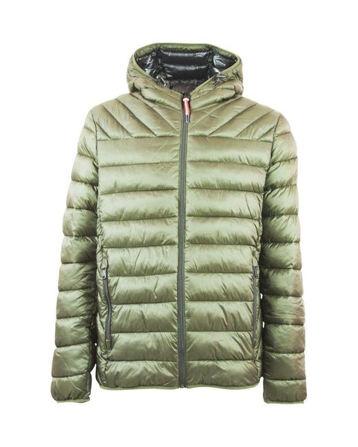 Napapijri Aerons Hood Green for Men | Lyst