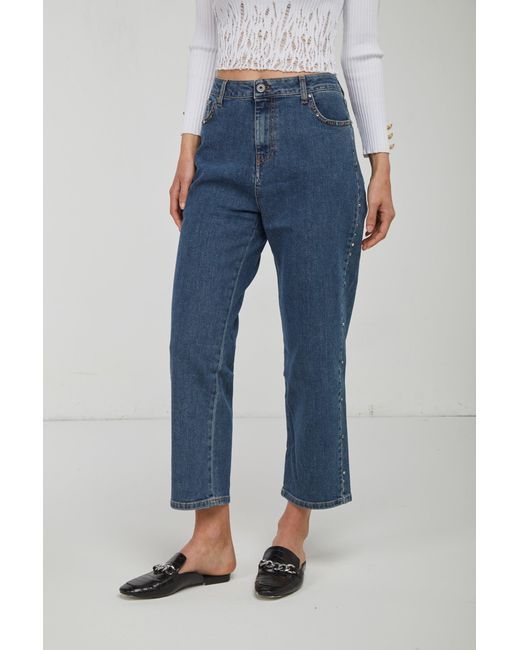 Ottod'Ame Denim Jeans Gamba Dritta in Blue | Lyst