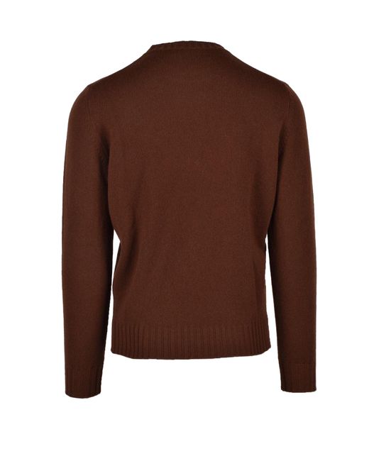 Maglia Marrone di FILIPPO DE LAURENTIIS in Brown da Uomo