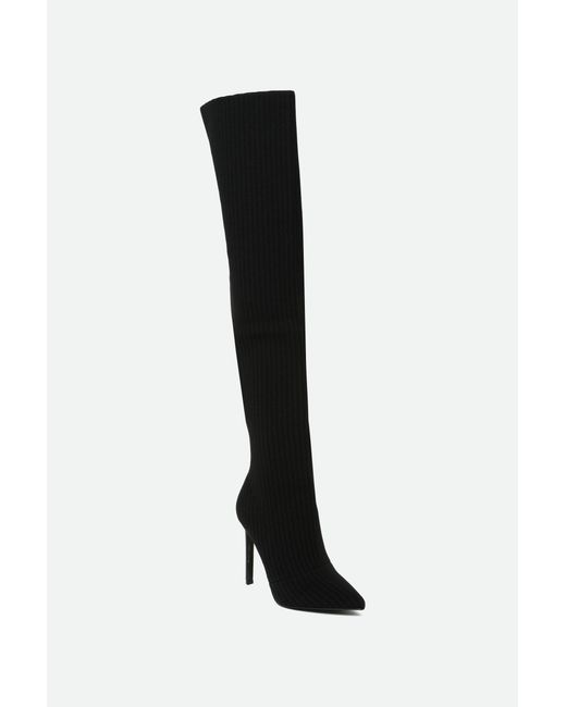 Stivale Alto Nero di Steve Madden in Black