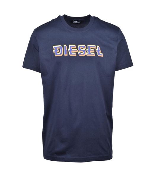 DIESEL Tshirt in Blue für Herren