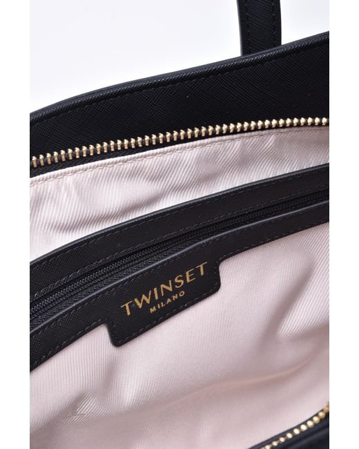 Borsa Tote di Twinset in Black