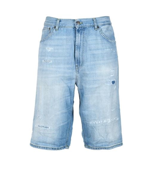 Bermuda di Dondup in Blue da Uomo