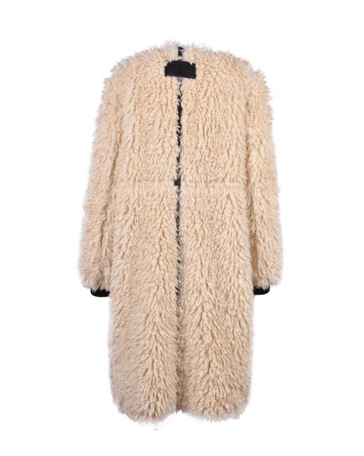 Patrizia Pepe Natural Giaccone Lungo Reversibile