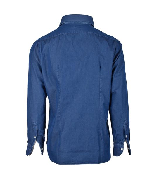 Luigi Borrelli Napoli Camicia in Blue für Herren
