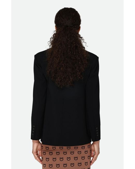 Giacca Doppiopetto Nera di Pinko in Black