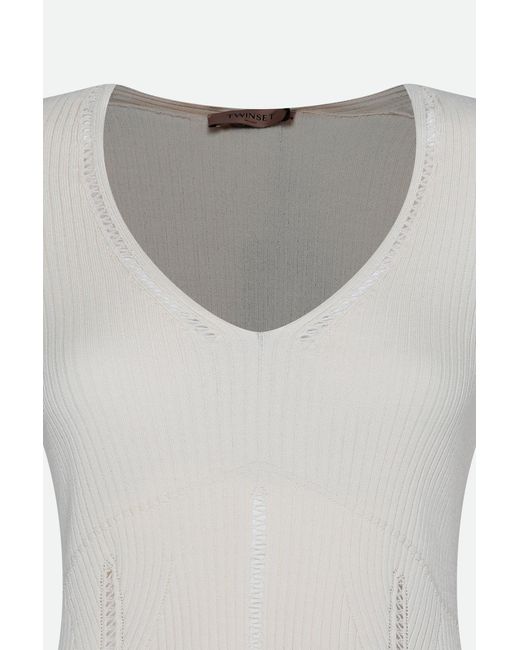 Top Bianco di Twinset in White