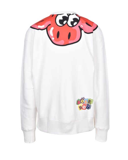 KENZO Felpa Bianca in White für Herren