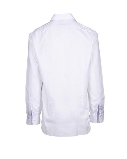 Camicia di Barba Napoli in White da Uomo
