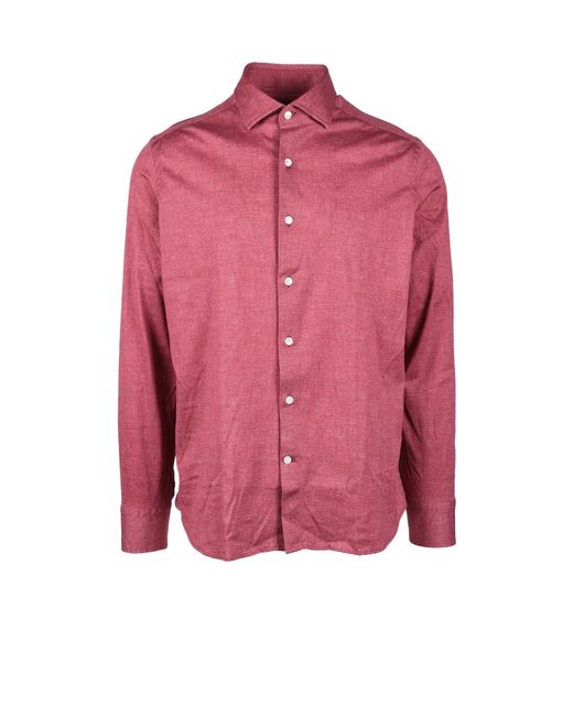 Camicia di Sonrisa in Pink da Uomo