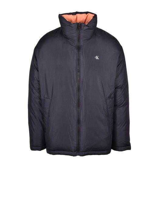 Piumino Ck Reversibile Blu di Calvin Klein in Blue da Uomo