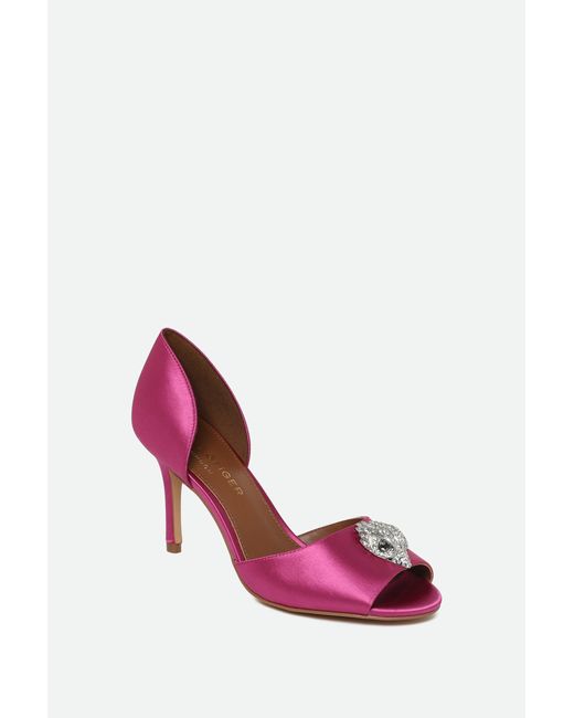 Kurt Geiger Pink Fuchsia Ledersandale