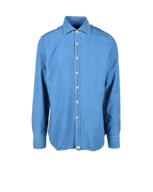 Camicia di Sonrisa in Blue da Uomo