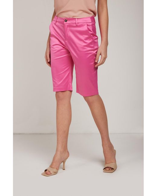 Liu Jo Bermuda In Raso Fuxia in Pink | Lyst