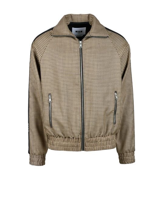 Giubbotto di MSGM in Green da Uomo