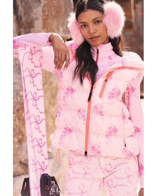 LoveShackFancy Pink Bogner Fire+Ice X Naima Vest For