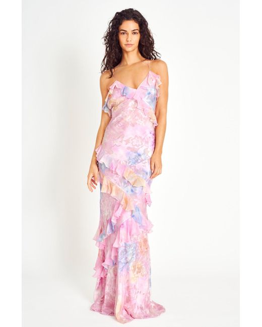 LoveShackFancy Rialto Maxi Dress in Pink Lyst