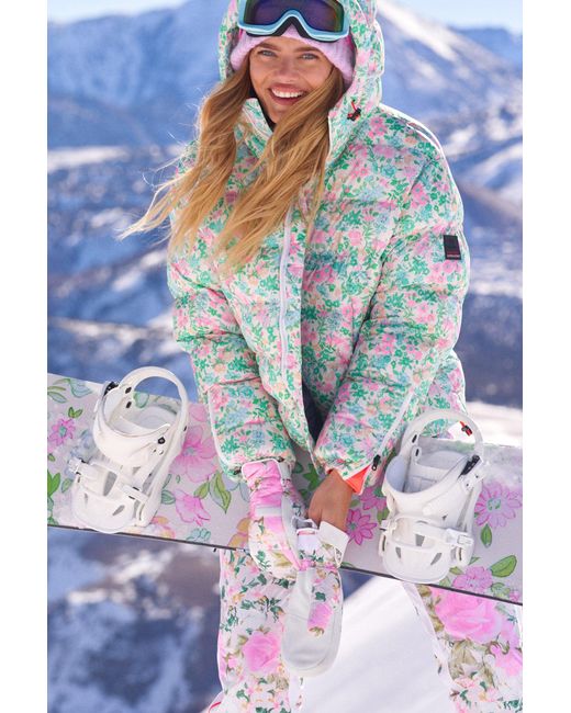 LoveShackFancy Multicolor X Bogner Fire + Ice Raissa Ski Jacket
