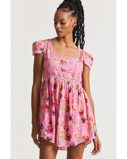 LoveShackFancy Nutmeg Mini Dress in Red Lyst