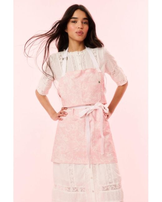 LoveShackFancy Pink X Hedley & Bennett Apron For