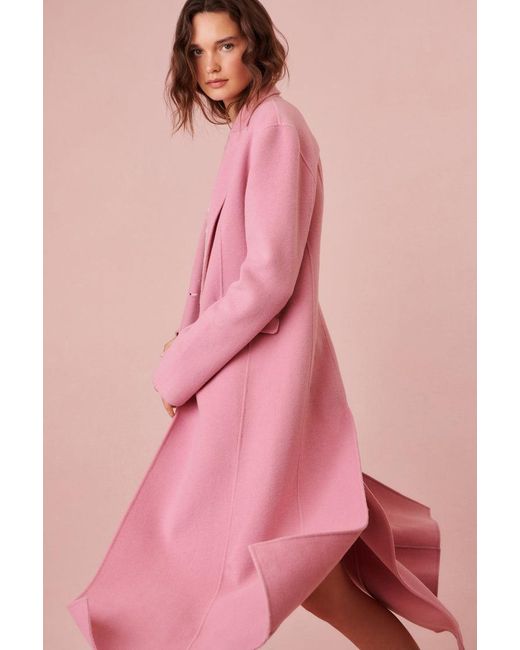 LoveShackFancy Pink Parkside Coat