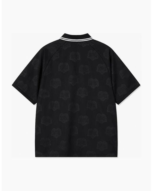 Carhartt Black Terrace Football Heart Train T-Shirt Jacquard for men