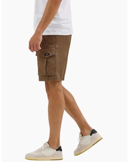 Wrangler Gray Cargo Shorts Relax Fit for men
