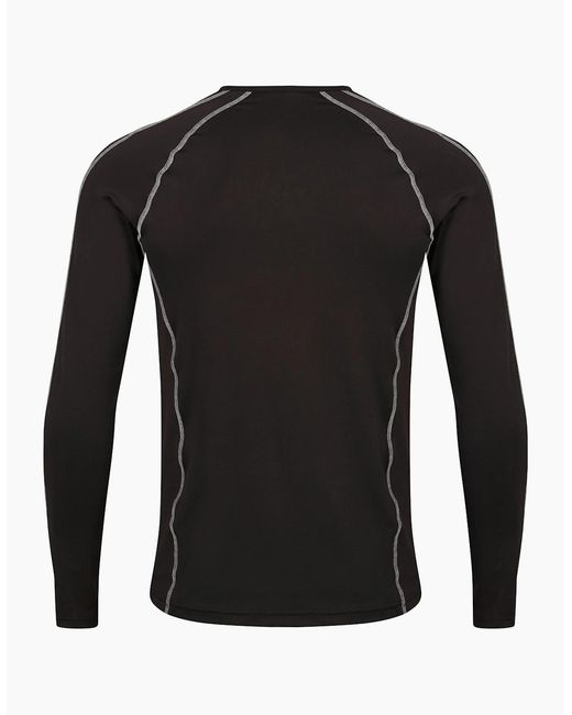 Regatta Black Professional Long-Sleeved Base Layer Top for men