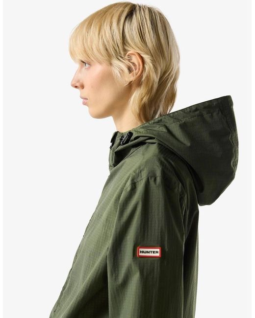 Hunter Green Packable Rain Adults Rain Jacket