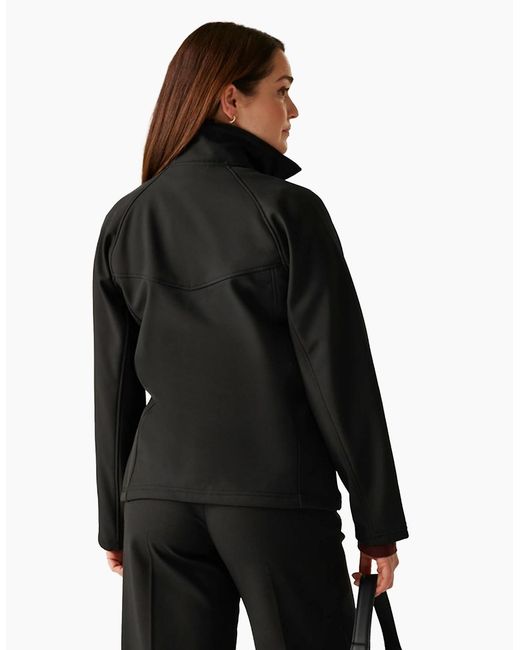 Regatta Blue Professional Ladies Uproar Softshell Wind Resistant Jacket