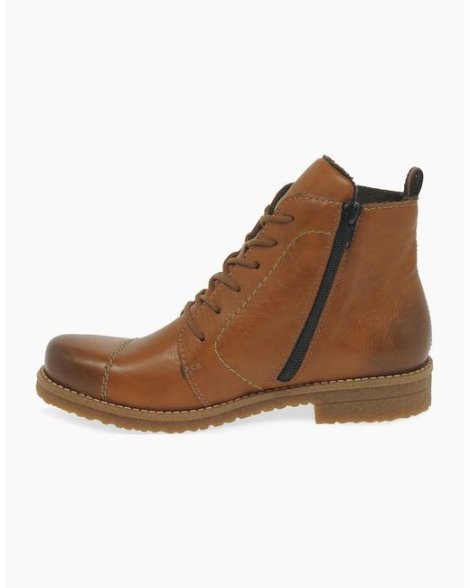 Rieker Brown Guide Ankle Boots