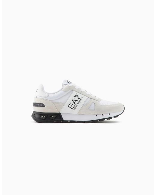 EA7 White Legacy Sneaker for men