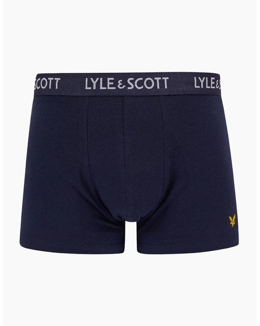 Lyle & Scott White 5-Pack Miller Boxer Briefs for men