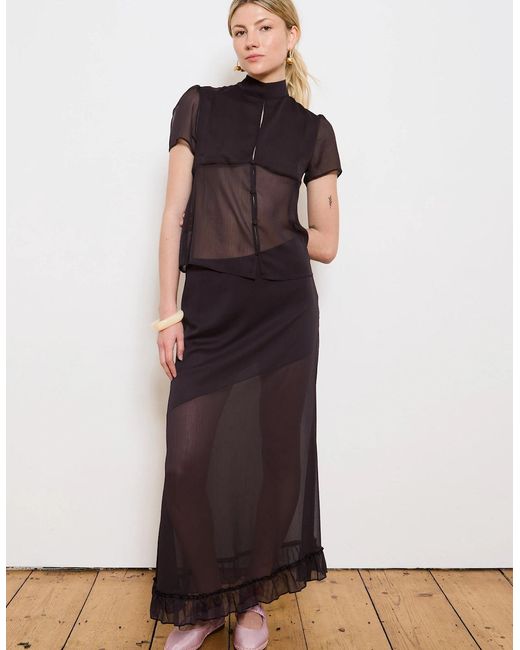 No Emotions UK Black The Mia Skirt
