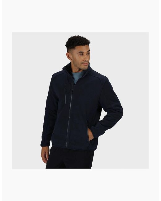 Regatta Blue Professional Waterproof Fleece Jacket for men