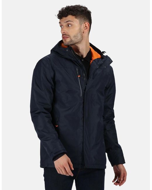 Regatta Blue Professional Heated Waterproof Jacket for men