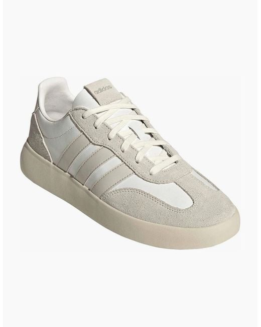 Adidas White Barreda Decode Lux Low Top Trainers for men