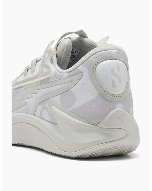 PUMA Gray Scoot Zeros Ii Basketball Trainers for men