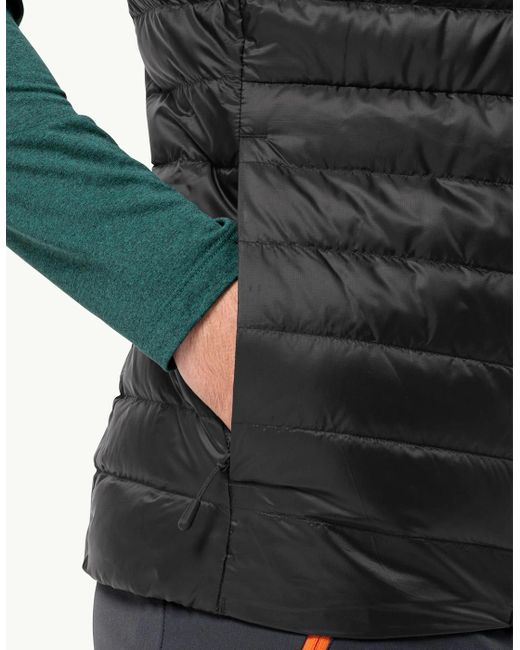 Jack Wolfskin Gray Pilvi Down Vest for men
