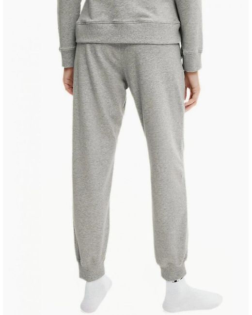 Calvin Klein Gray Modern Cotton Lounge Jogging Bottoms, Heather