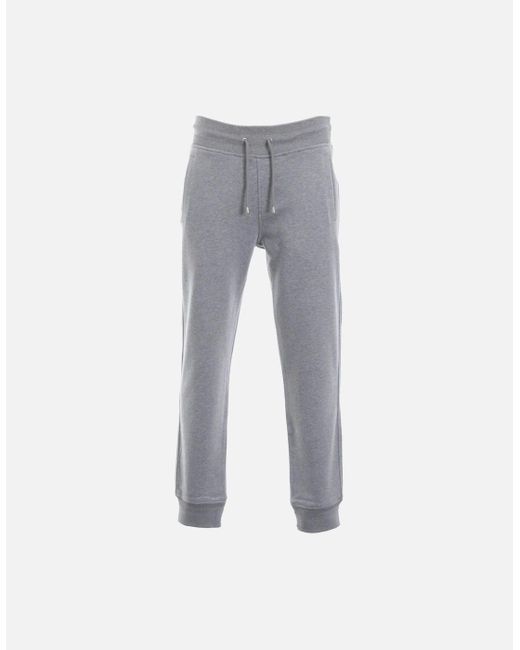 Belstaff Gray Plain Cuffed Sweatpants for men