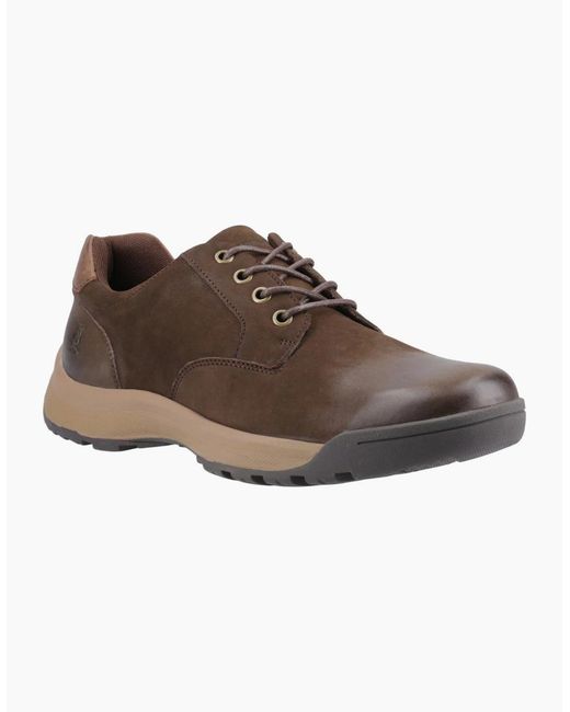 Hush Puppies Brown Vinson Lace Shoes for men