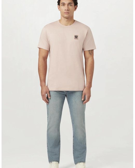 Belstaff Natural Patch Logo T-Shirt for men