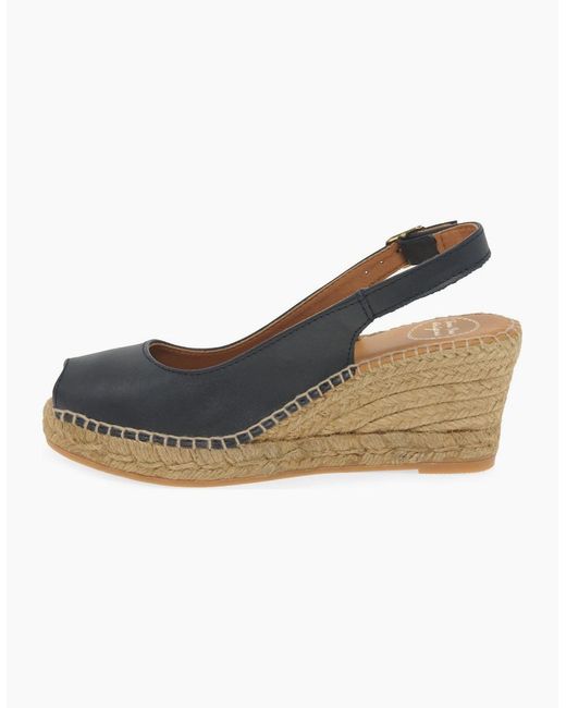 Toni Pons Blue Croacia Wedge Heel Sandals
