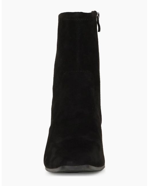 Caprice Black Carly Ankle Boots