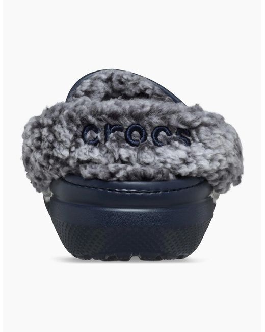 CROCSTM Blue Classic Fleece Lined Thermoplastic Clogs for men