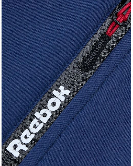 Reebok Blue Rb1562 Mixed Media Jacket for men
