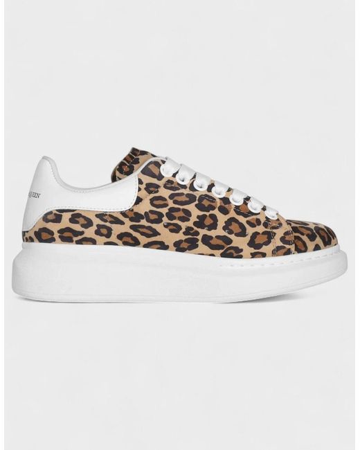 McQueen Metallic Oversized Leopard