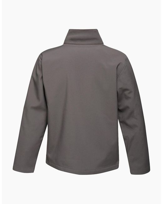 Regatta Gray Standout Ablaze Printable Soft Shell Jacket for men